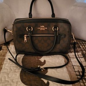 Coach leather Rowan satchel